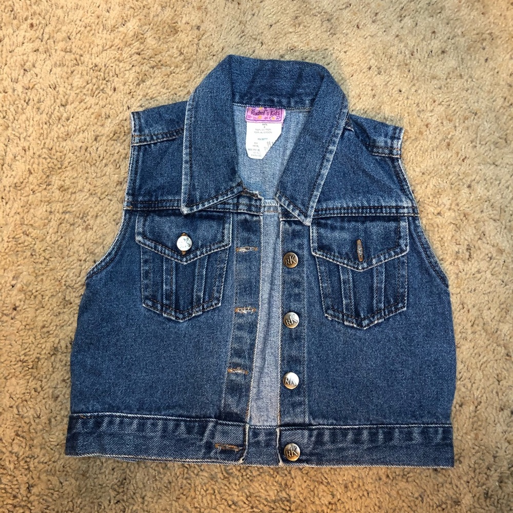 Girls Jean Vest -8
